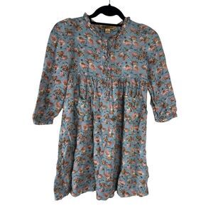 April Cornell girls 7/8 yrs countryside floral midi dress cottagecore vintage